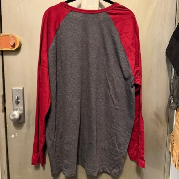 Retro Crew Neck Baseball Shirt, Dynamic Cotton Raglan T Shirt - Picture 11 of 16